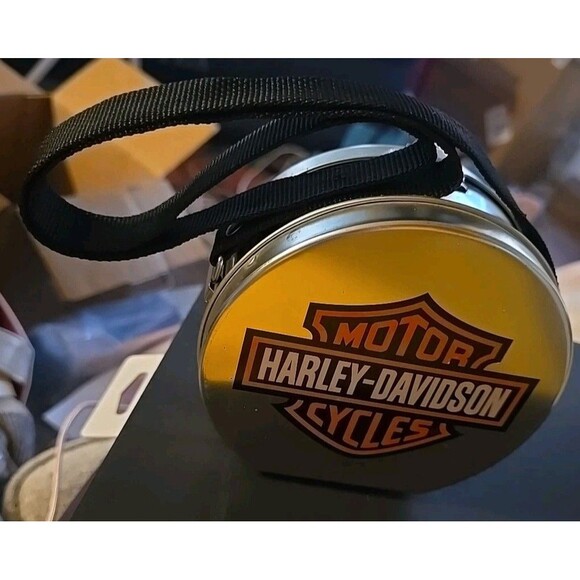 Harley Davidson Bar and Shield Metal Lunch Box Bag Small Purse - Picture 1 of 8